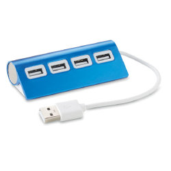 USB хаб на 4 порта (синий)