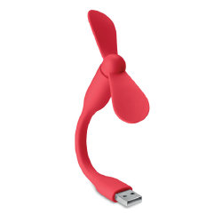 Настольный USB вентилятор (красный)