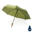 Автоматический зонт Impact из RPET AWARE™ с бамбуковой рукояткой d94 см (арт P850.617)
