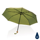Компактный зонт Impact из RPET AWARE™ с бамбуковой рукояткой d96 см (арт P850.577)