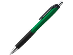 CARIBE. Шариковая ручка из ABS с противоскользящим покрытием, Зеленый