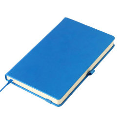 Ежедневник недатированный HAMILTON, A5, ярко-синий, кремовый блок (ярко-синий)