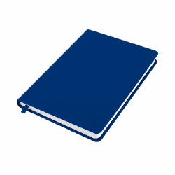 Ежедневник недатированный Duncan, А5,  синий ройал, белый блок (синий ройал)