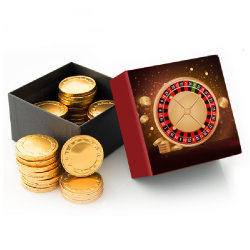 Шоколадные монеты в упаковке "Шоколадная фортуна"