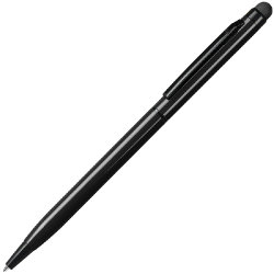 Ручка шариковая со стилусом TOUCHWRITER BLACK, глянцевый корпус (черный)
