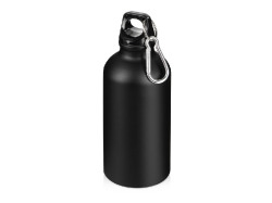 Матовая спортивная бутылка Hip S с карабином и объемом 400 мл, черный 5-10055900