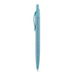 CAMILA. Шариковая ручка из волокон пшеничной соломы и ABS (голубой)