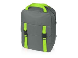 Рюкзак Lock, серый/зеленое яблоко