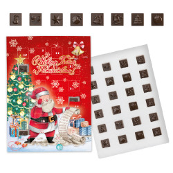Адвент календарь на 24 шоколадных фигурок