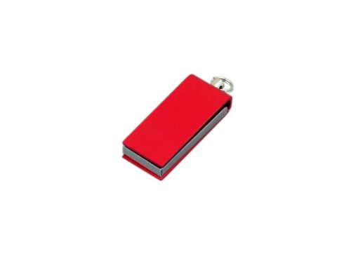 Флешка с мини чипом, минимальный размер, цветной  корпус, 32 Гб, красный