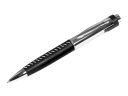 Флешка в виде ручки с мини чипом, 16 Гб, черный/серебристый