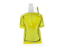 Гибкая емкость для питья MANDY в форме футболки, 470 мл, желтый