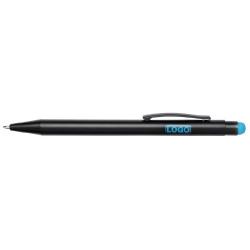 Алюминиевая шариковая ручка BLACK BEAUTY (голубой)