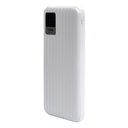 Универсальный аккумулятор OMG Wave 10 (10000 мАч), белый, 14,9х6.7х1,6 см (белый)