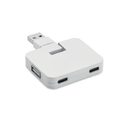 4-портовый USB-хаб (белый)