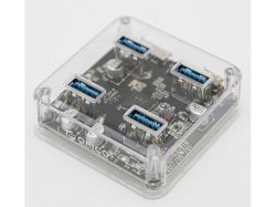 USB-концентратор Orico MH4U-U3 (прозрачный)
