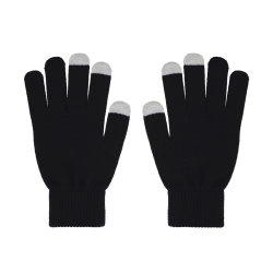 Перчатки женские для работы с сенсорными экранами, черный
