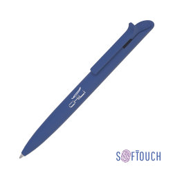 Ручка шариковая "Uran", темно-синий, покрытие soft touch, темно-синий