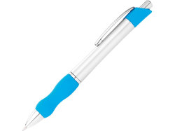 Ручка шариковая Bubble, голубой, черные чернила