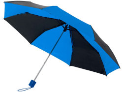 Зонт Spark 21 трехсекционный механический, черный/cиний
