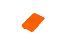 USB-флешка на 64 ГБ в виде пластиковой карточки, оранжевый