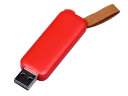 USB-флешка промо на 64 ГБ прямоугольной формы, выдвижной механизм, красная (арт 6644.64.01)