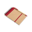 Блокнот с ручкой красный (арт IT3789-05)