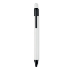 Ручка шариковая пластиковая наж (черный)