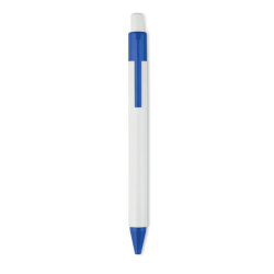 Ручка шариковая пластиковая наж (королевский синий)
