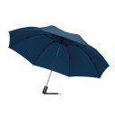 Складной реверсивный зонт (синий)