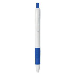 Ручка шариковая с резиновым обх (синий)