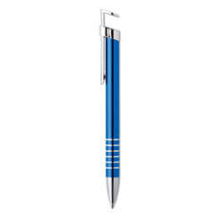 Ручка алюминиевая с подставкой (королевский синий)