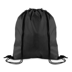 Рюкзак на шнурках из полиэстер (черный)