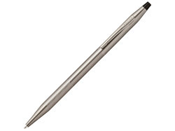 Шариковая ручка Cross Classic Century Titanium Grey Micro Knurl, серебристый