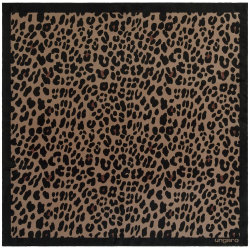Платок Leopardo Silk, коричневый