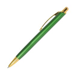 Шариковая ручка Cardin, зеленая/золото