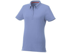 Женская футболка поло Atkinson с коротким рукавом и пуговицами, светло-синий