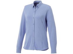 Женская рубашка Bigelow из пике с длинным рукавом, светло-синий