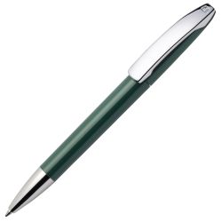 Ручка шариковая VIEW, пластик/металл (темно-зелёный)