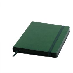 Ежедневник датированный Shady, А5,  зеленый, кремовый блок, темно-зеленый обрез (зеленый)