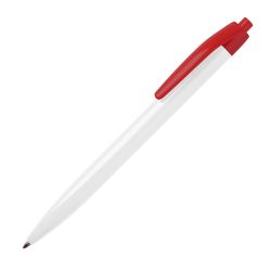 Ручка шариковая N8 (белый, красный)