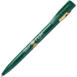 Ручка шариковая KIKI FROST GOLD (зеленый, золотистый)