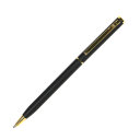 Ручка шариковая SLIM (черный, золотистый)