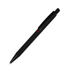 Ручка шариковая ENIGMA, металл, софт-покрытие (черный, красный)