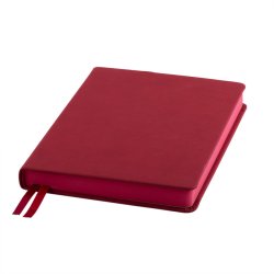 Ежедневник датированный Softie, А5, бордовый, кремовый блок, бордовый обрез (бордовый)