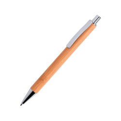 Ручка шариковая,REYCAN, бамбук, металл (светло-коричневый)