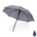 Автоматический зонт-трость с бамбуковой рукояткой Impact из RPET AWARE™ d103 см (арт P850.652)