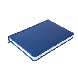 Ежедневник недатированный Campbell, А5,  темно-синий, белый блок (тёмно-синий)
