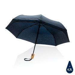 Автоматический зонт Impact из RPET AWARE™ с бамбуковой рукояткой d94 см (арт P850.615)