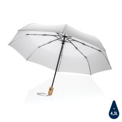 Автоматический зонт Impact из RPET AWARE™ с бамбуковой рукояткой d94 см (арт P850.613)